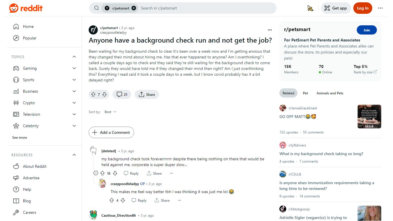 Anyone have a background check run and not get the job? : petsmart - Reddit